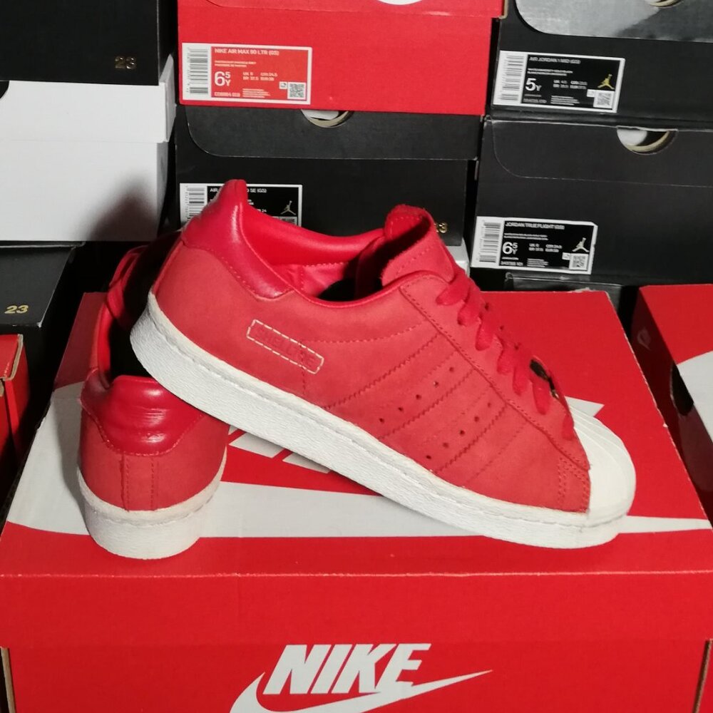 'RARE" ADIDAS SUPERSTAR 80s "SCARLETT"FIT WOMEN'S US SIZE 6.5 MINT CONDIT NO BOX